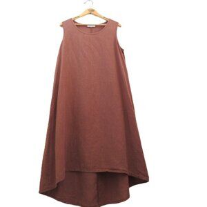 Bryn Walker Pure Linen Sleeveless A-Line Dress